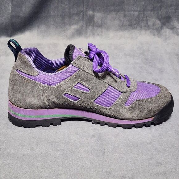 SCARPA Vibram Womens 7.5 US 39 EU Hiking Trail Athletic Shoes Gray Purple Suede - Picture 9 of 15